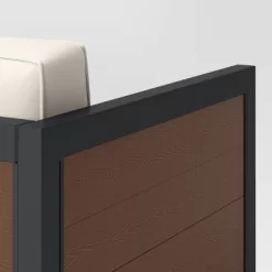 Bryant 2pc Faux Wood Patio Loveseat & Coffee Table - Gray/Natural - Threshold™ -Home Decor Store GUEST 4b3c6964 0f23 4bf8 899e c9fc36e30d43