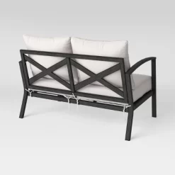 Ryegate Weathered Teak Patio Loveseat - Threshold™ -Home Decor Store GUEST 4e5769e4 de8a 4319 966a e74f0172a705