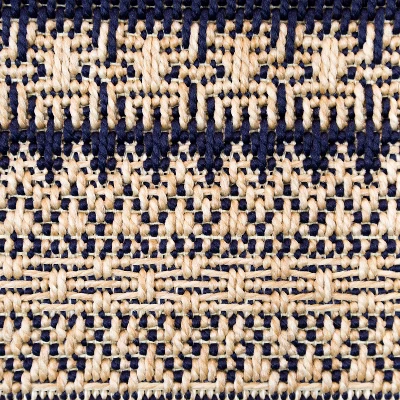 5' X 7' Lake Stripe Outdoor Rug Navy - Threshold™ 2 5' X 7' Lake Stripe Outdoor Rug Navy - Threshold™ - Image 2