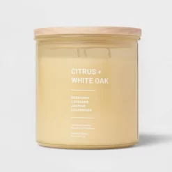 Wellness Jar Citrus And White Oak Candle Yellow - Threshold™ -Home Decor Store GUEST 51de7eb0 bd7c 4e8e b79b 9ae5ec48b1d3