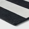 2'x3' Indoor/Outdoor Reversible Scatter Rug Black/White - Threshold™