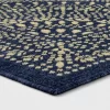 Butterfield Woven Novelty Area Rug Navy - Threshold™