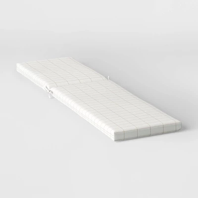 Woven Printed Outdoor Chaise Lounge Cushion - Threshold™ 2 Woven Printed Outdoor Chaise Lounge Cushion - Threshold™ - Image 2