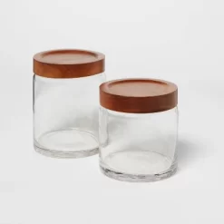 Canister Acacia/Glass Small - Threshold™ 5 Canister Acacia/Glass Small - Threshold™ -Home Decor Store GUEST 58c27f48 3c9b 425d 8d59 d27b4bfbae37