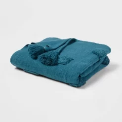 60"x80" Global Tufted Throw Blanket With Tassels - Threshold™ -Home Decor Store GUEST 59eb25ff 94ed 4917 a472 1f3c2c9609a2