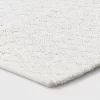 Diamond Stripe Bath Rug White - Threshold™