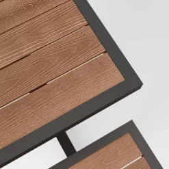 Bryant Faux Wood Rectangle Patio Picnic Table - Gray/Natural Wood - Threshold™ 5 Bryant Faux Wood Rectangle Patio Picnic Table - Gray/Natural Wood - Threshold™ -Home Decor Store GUEST 61163d69 eb47 45b7 8fe5 b465c4217b59