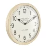 16" Wall Clock Wood - Threshold™