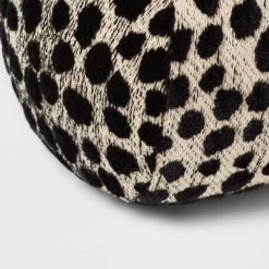 Bolster Jacquard Leopard Decorative Throw Pillow Black/Natural - Threshold™ -Home Decor Store GUEST 6634146b 116e 493b 977c d94a11830960