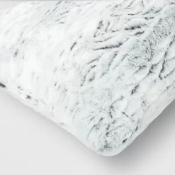 Tipped Snow Leopard Faux Fur Square Throw Pillow - Threshold™ -Home Decor Store GUEST 668d17e8 01a5 40e8 86ab 0b7c616c19dd