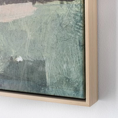 36" X 36" Treeline Abstract Framed Canvas - Threshold™ Designed With Studio McGee 2 36" X 36" Treeline Abstract Framed Canvas - Threshold™ Designed With Studio McGee - Image 2