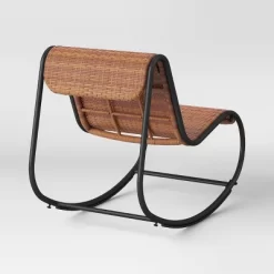 Wexler Wicker Rocking Chair - Black - Threshold™ 7 Wexler Wicker Rocking Chair - Black - Threshold™ -Home Decor Store GUEST 674c4ead 3e78 4e84 ae15 1346e9637109