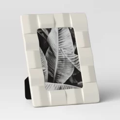 Stoneware Table Frame Matte Cream - Threshold™ -Home Decor Store GUEST 676e4981 ef05 4966 a96d 80bc66acb04a