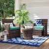 Halsted 5pc Wicker Small Space Patio Furniture Set - Threshold™
