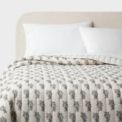 Voile Woodblock Printed Quilt Ivory - Threshold™ 5 Voile Woodblock Printed Quilt Ivory - Threshold™ -Home Decor Store GUEST 6c09ead2 dfb1 46be bf31 3922aa8b5dff