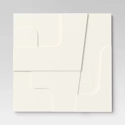 (Set Of 4) 12" X 12" 3D Decorative Graphic Tiles White - Threshold™ -Home Decor Store GUEST 6c1b35a6 25db 4527 9b31 c6b908d69152