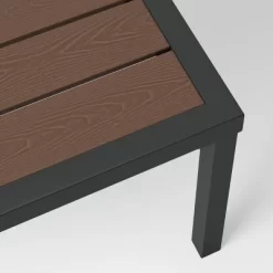 Bryant 2pc Faux Wood Patio Loveseat & Coffee Table - Gray/Natural - Threshold™ -Home Decor Store GUEST 6f5e500e 49d6 4462 9caf 11a4e3e8e2a1