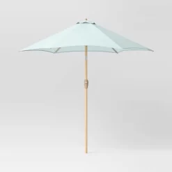 9'x9' Market Patio Umbrella - Light Wood Pole - Threshold™ -Home Decor Store GUEST 6f6208b7 69b3 4860 8b1c 0efc735fa205