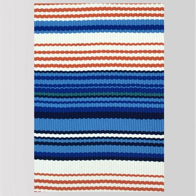 Multi Stripe Outdoor Rug - Threshold 3 Multi Stripe Outdoor Rug - Threshold - Image 3