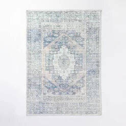 Brighton Distressed Vintage Persian Rug Light Blue - Threshold™ Designed With Studio McGee 7 Brighton Distressed Vintage Persian Rug Light Blue - Threshold™ Designed With Studio McGee -Home Decor Store GUEST 749f8c26 ca3a 4ac4 b6de f950c498d722