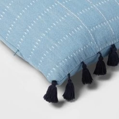 Oversized Oblong Pick Stitch Plaid Tassel Decorative Throw Pillow - Threshold™ -Home Decor Store GUEST 7a8f6136 0e2b 40d3 b8b7 c710ab07b699