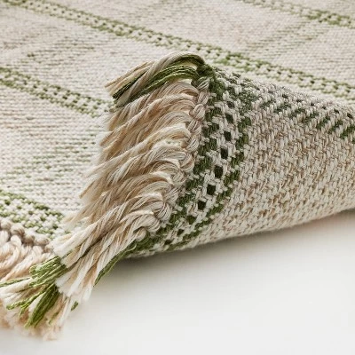 2'1"x3'2" Indoor/Outdoor Plaid Accent Rug - Threshold™ Designed With Studio McGee™ 3 2'1"x3'2" Indoor/Outdoor Plaid Accent Rug - Threshold™ Designed With Studio McGee™ - Image 3