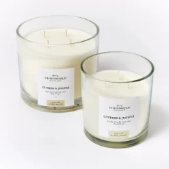 Clear Glass Cypress & Juniper Candle White - Threshold™ Designed With Studio McGee 7 Clear Glass Cypress & Juniper Candle White - Threshold™ Designed With Studio McGee -Home Decor Store GUEST 7d898c39 8a13 4ddb bd04 1def94ae2a46