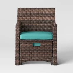 Halsted 5pc Wicker Small Space Patio Furniture Set - Threshold™ -Home Decor Store GUEST 7da52616 f807 45db b6ea bca278143673