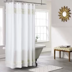 Macramé Fringe Shower Curtain Cream - Threshold™ -Home Decor Store GUEST 7eeb8034 7f1e 476c bc36 6fe107c3a630