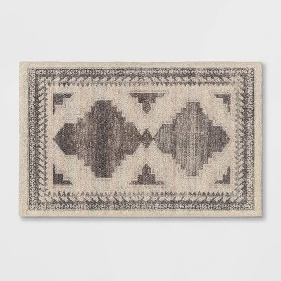 Cromwell Washable Printed Persian Style Rug Tan - Threshold™ 6 Cromwell Washable Printed Persian Style Rug Tan - Threshold™ - Image 6
