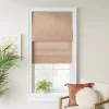 1pc Light Filtering Cordless Jute-Like Roman Window Shade Dark Natural - Threshold™