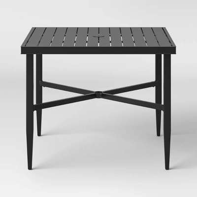 Searsburg Aluminum 4 Person Slat Top Square Patio Dining Table, Outdoor Furniture - Threshold™ 2 Searsburg Aluminum 4 Person Slat Top Square Patio Dining Table, Outdoor Furniture - Threshold™ - Image 2