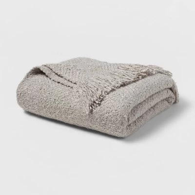 Fringed Boucle Bed Throw - Threshold™ 3 Fringed Boucle Bed Throw - Threshold™ - Image 3