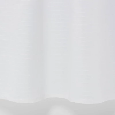 Woven Stripe Shower Curtain White - Threshold™ 3 Woven Stripe Shower Curtain White - Threshold™ - Image 3