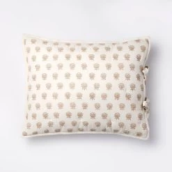 Lofty Cotton Slub Woodblock Print Floral Quilt Sham White/Mauve – Threshold™ Designed With Studio McGee -Home Decor Store GUEST 91bdf0cb 01ba 49fd a8d1 d1eea5909891