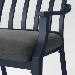 2pc Fairmont Stationary Outdoor Patio Dining Chairs Arm Chairs Black - Threshold™ 7 2pc Fairmont Stationary Outdoor Patio Dining Chairs Arm Chairs Black - Threshold™ -Home Decor Store GUEST 93b3d878 5c10 4c28 a687 063fbcfa7688