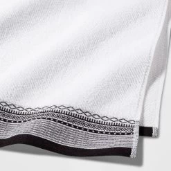 Diamond Border Terry Bath Towel - Threshold™
