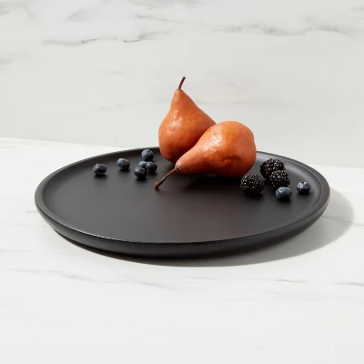 13" Acacia Modern Serving Platter Black - Threshold™ 1 13" Acacia Modern Serving Platter Black - Threshold™