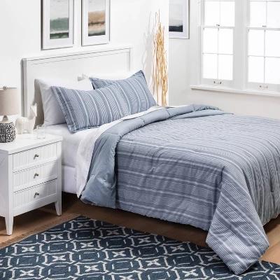 Classic Stripe Comforter & Sham Set - Threshold™ 1 Classic Stripe Comforter & Sham Set - Threshold™