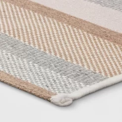 5' X 7' Stripe Tapestry Outdoor Rug Khaki/Gray - Threshold™ -Home Decor Store GUEST 9c3decdb 2639 4c32 8fc5 38772938a5a3
