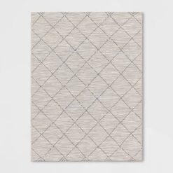 Mira Geometric Diamond Indoor/Outdoor Rug Cream - Threshold™ -Home Decor Store GUEST 9efef2e1 782b 477d a56d 2f1603a4d887