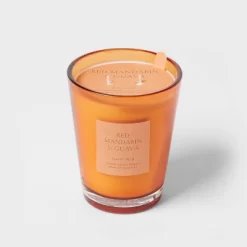 Colored Vase Glass With Dustcover Mandarin & Guava Candle Orange - Threshold™ 12 Colored Vase Glass With Dustcover Mandarin & Guava Candle Orange - Threshold™ -Home Decor Store GUEST 9f988ff2 f7e8 43cd b34a c5d7f14ae156