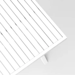 Seabury Steel 6 Person Rectangle Patio Dining Table, Outdoor Furniture - White - Threshold™ -Home Decor Store GUEST a3c71041 0c9b 4c32 a6e7 1742910ca65d