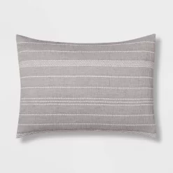 12pc Chambray Matelasse Stripe Comforter & Sheet Bedding Set Gray - Threshold™ 16 12pc Chambray Matelasse Stripe Comforter & Sheet Bedding Set Gray - Threshold™ -Home Decor Store GUEST a6544a0f 31de 47cd 9f24 ae05ba242231