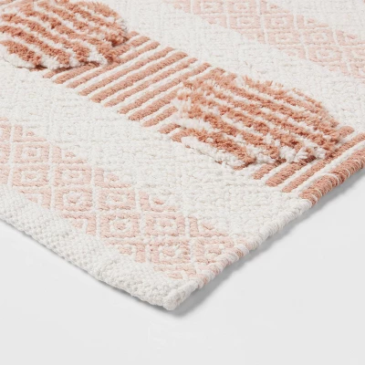 20"x32" Global Bath Rug Clay Pink - Threshold™ 2 20"x32" Global Bath Rug Clay Pink - Threshold™ - Image 2