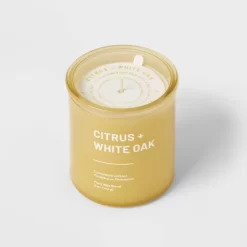 Wellness Jar Citrus And White Oak Candle Yellow - Threshold™ -Home Decor Store GUEST a6d01418 d667 452c b0fa c58456022dcf