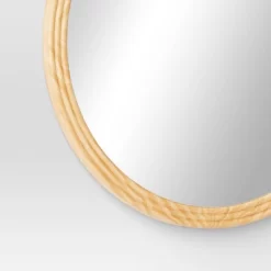 28" Round Fluted Circle Wall Mirror Natural - Threshold™ 5 28" Round Fluted Circle Wall Mirror Natural - Threshold™ -Home Decor Store GUEST a743603a 483e 46d3 8792 42b3e39f0c24