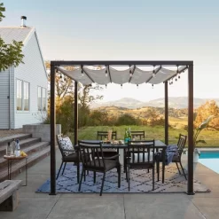 Fairmont Rectangle Steel Patio Dining Table, Outdoor Furniture - Black - Threshold™ -Home Decor Store GUEST a8a8b032 4105 410f b9f9 776d31aac4c1