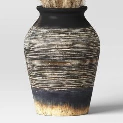 Grass Arrangement In Ceramic Pot Black - Threshold™ -Home Decor Store GUEST a8b7bc55 e7f2 41c9 ad42 4006f370c4b4
