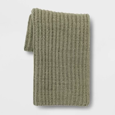 Chunky Knit Reversible Throw Blanket - Threshold™ 11 Chunky Knit Reversible Throw Blanket - Threshold™ - Image 11
